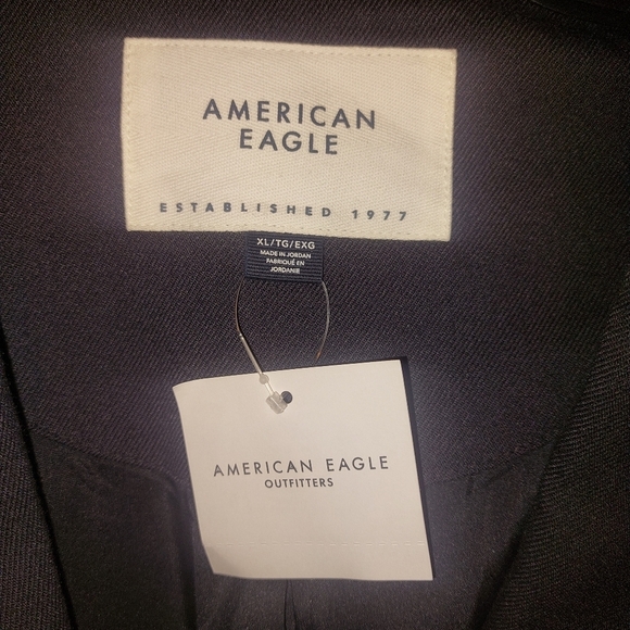 NWT American Eagle Navy Blue 2 Button Front Blazer XL - Picture 5 of 6